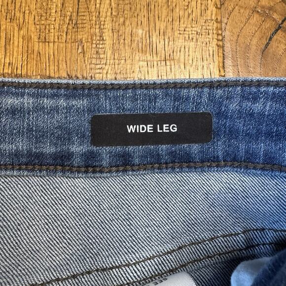 Judy Blue Wide Leg Baggy High Waisted Jeans Braided Sides Stretch Women’s 9/29 - Picture 3 of 8